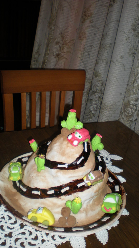 На что могут вдохновить внуки или мой торт на крестины Аришки :)