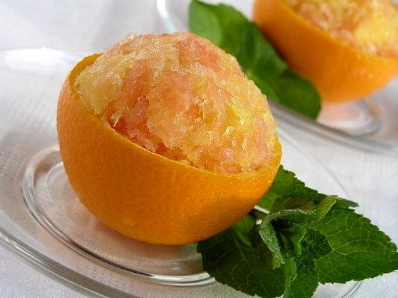 Граните из апельсина и грейпфрута