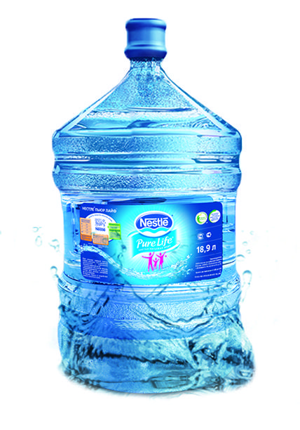 Покупая воду в 19–литровых бутылях за 360 рублей, вы платите всего 19 рублей за 1 литр