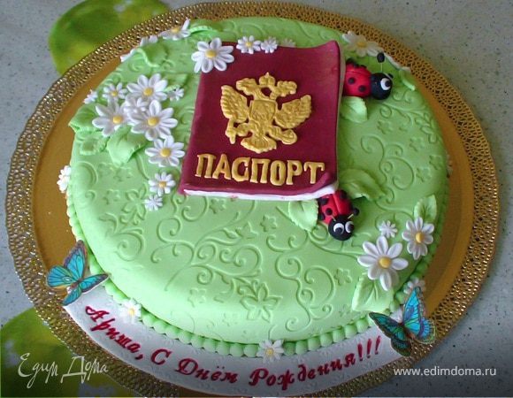 Образец торта на 14 лет девочке