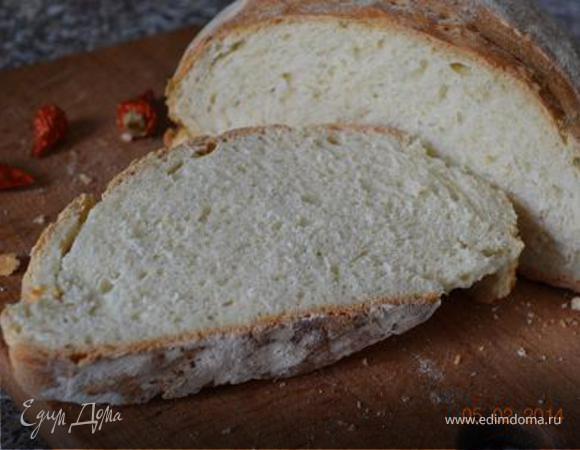 Хлеб из манки на сковороде